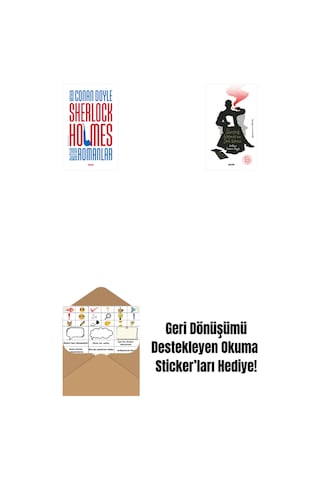 Sherlock Holmes - Bütün Romanlar Ciltli + Sherlock Holmes'un Son Görevi + Okuma Sticker'ları