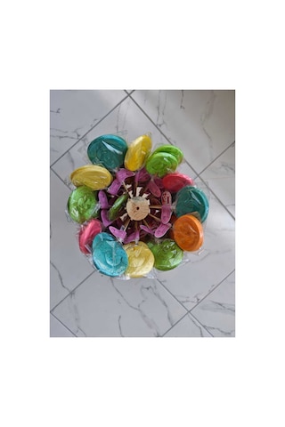 Sosyete Şekeri Düz Renk 20 Adet 30 Gram Okul- Tatil- Kermes Çocuk Şeker