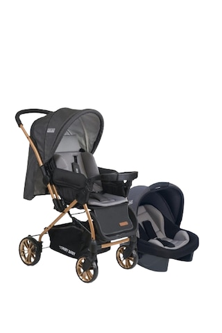 Tommybaby TB-980 Gold Travel Sistem Bebek Arabası Puset