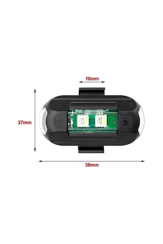 Bike And Art Şarjlı Mini Led Işık/motor Çakar Led/drone Işığı/an