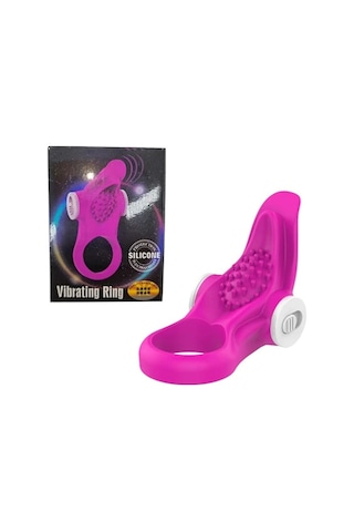 Truva Shop Protect Silicone Tongue Güçlü Titreşimli Penis Halkası