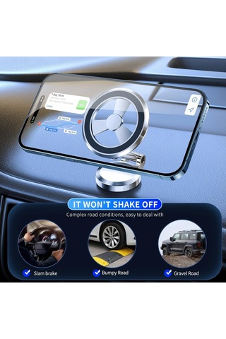 Hh Magsafe Araç Tutucu Manyetik Cep Telefonu Tutucu Için Ultra Güçlü Mıknatıs Araç Telefonu Tutuc 14 13 12 Telefon Tutucu 54678763