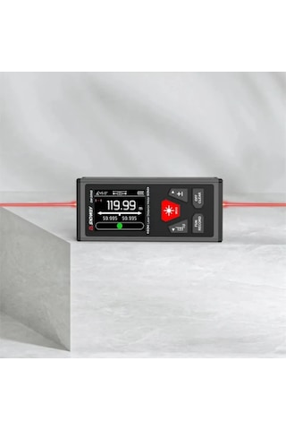 Sndway Sw-dr60 Çift Yön Lazerli Lazermetre 60m+60m Dikey Ve Yatay Ölçüm