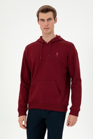 U.s. Polo Assn. Erkek Bordo Sweatshirt 50298271-vr014 Bordo