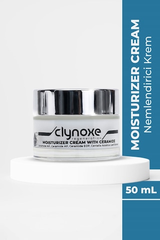 Clynoxe Moisturizer Cream With Ceramide, Seramid Destekli Yoğun Nemlendirici Günlük Bakım Kremi 50 Ml
