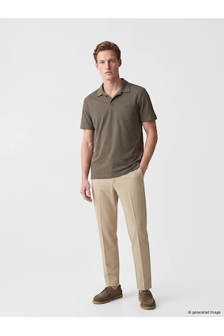 LC Waikiki Southblue Haki Polo Yaka Erkek Tişört Khakı