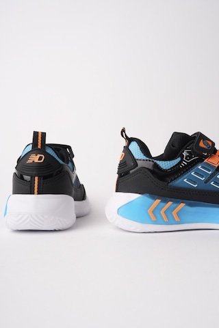 Muggo Zuzu Cırtlı Ve Bağcıklı Günlük Çocuk Sneaker Spor Ayakkabı Mavi