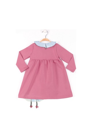 Denokids Mshb&g Tavşan Kız Çocuk Gülkurusu Elbise Renkli Gülkurusu