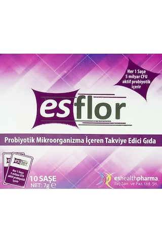 Esflor Probiyotik Takviye Gıda 10 Saşe
