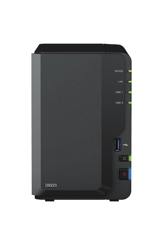 Synology 2diskli Realtek Qc-2gb Ram-gigabit Nas Server Ds223