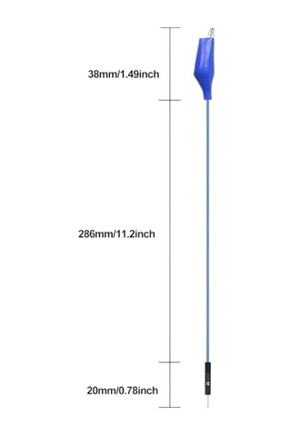 P1533 Erkek Jumper Kablo - Krokodil Dönüştürücü Kablo - 10 Adet