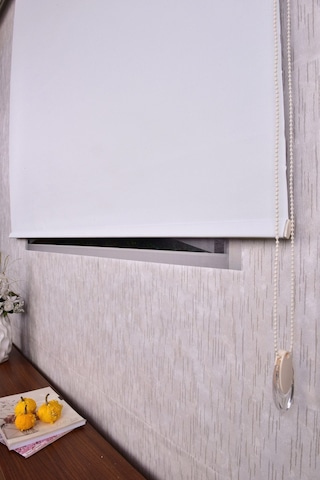 Ekru Karartma Düz Etek Dilimsiz Ekru Blackout Zebra Stor Güneşlik Perde 200 X 200