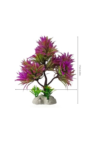 Willowhaven Gün Batımı Kırmızı Gerçekçi Akvaryum Bitkisi - Hafif Ve Kolay Yerleşim