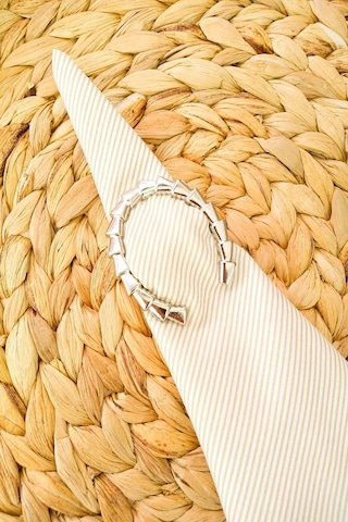 6 Adet Açık Gümüş Metal Nal Peçete Yüzüğü