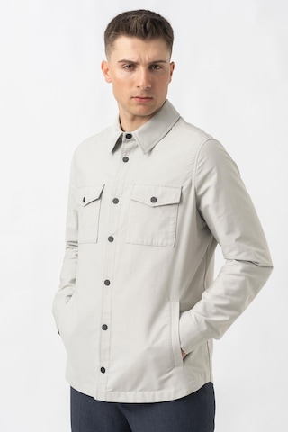 White Stone Aarberg 5814 Mevsimlik Slim Fit Pamuklu Mont - Taş