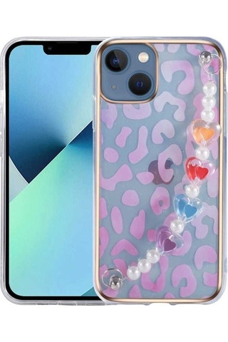 Apple Uyumlu iPhone 13 Kılıf Zore Pilla Kapak Pembe