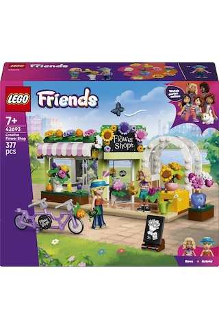 LEGO® Friends Yaratıcı Çiçek Dükkanı 42693 - 7 Yaş Üzeri Çocuklar için Mini Bebek İçeren Yaratıcı Oyuncak Yapım Seti (377 Parça)
