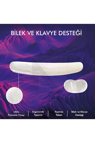 MP04 - Jel Mouse Ve Klavye Bilek Destek Pedi Ev Ofis Oyun