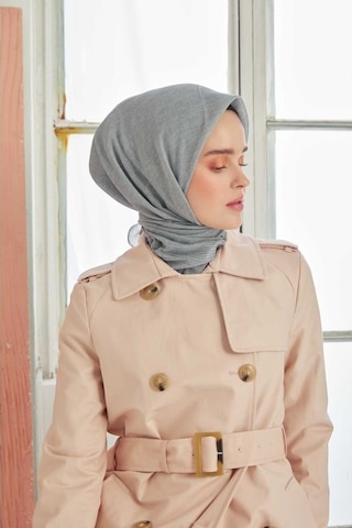 Miray Düz Pamuk Eşarp - Gümüş Gümüş