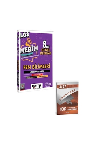 Ders Arkadaşım 2027 8. Sınıf Lgs Mebim Fen Bilimleri 8 Adet Genel Deneme+ Anla Kazan Paragraf