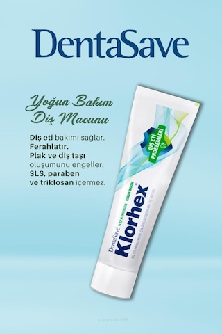 7 Al 6 Öde Dentasave Klorhex Diş Macunu 75 Ml