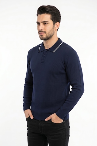 Dynamo Erkek Spor Polo Yaka Mevsimlik Kazak Bgl-st05364 Lacivert