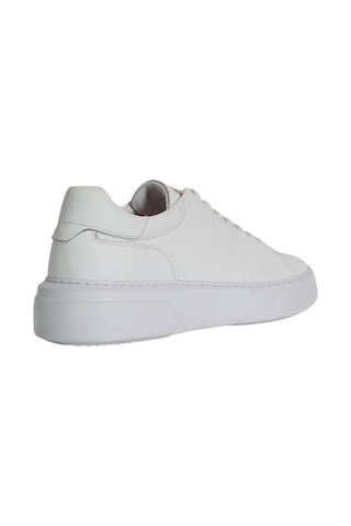 Lufian Tommy Erkek Deri Sneaker Ayakkabı 111230187100500 - Beyaz