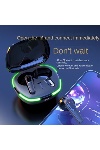 Kablosuz Bluetooth Kulaklık, Renkli Solunum Işığı, Kulak-kulak Spor Bluetooth Kulaklık