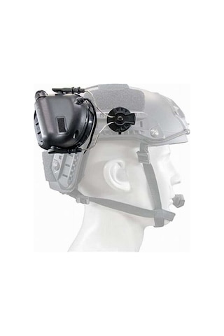 Earmor Kulaklıklar İçin Arc Kask Montaj Adaptörü Bir Çift Siyah