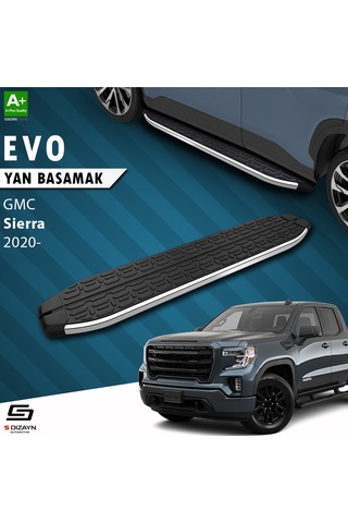 S-dizayn Gmc Sierra 5 Evo Krom Yan Basamak 213 Cm 2020 Üzeri