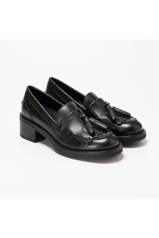 Nero Black Oxford Klasik Kadın 82l3 Frau Tresor Nero siyah