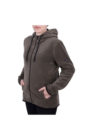 Ghassy Co.Kadın Kapşonlu Fermuarlı Polar Sweatshirt 152529819