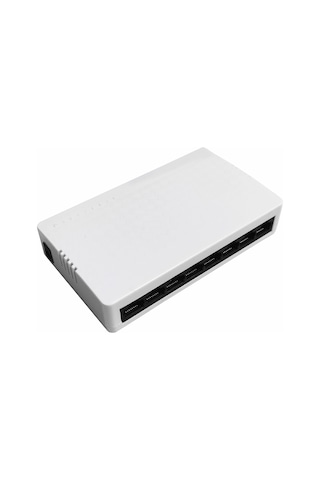 Maiyame 8 Port 10/100m Ethernet Anahtarı - Geniş Voltajlı, Düşük Tüketimli, Etkin Soğutma, Ev & Ofis Kullanıma Uygun, Avrupa Standartı