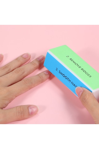 Ximistore9 6 Parça Tırnak Bakımı Seti: Tırnak Döşeme, Tampon, Püskürtücü Ve 4 Adet Zımpara Taşı