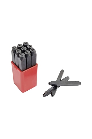 Brüder Mannesmann Zımba Numarası Seti 3 Mm, M 243-z-3