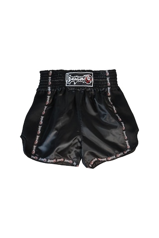 Dragondo Mt3091 Muaythai Şortu Kick Boks Şortu Siyah