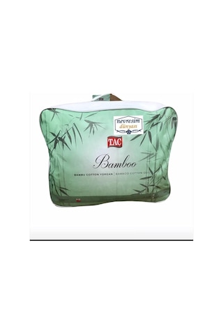 Taç 71260334 Yorgan Çift Kişilik Bambu Cotton 195x215 Cm, Beyaz Çok Renkli