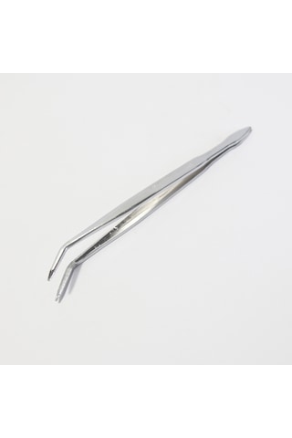 Penset 16 CM Eğri Uçlu Nikel Kaplama