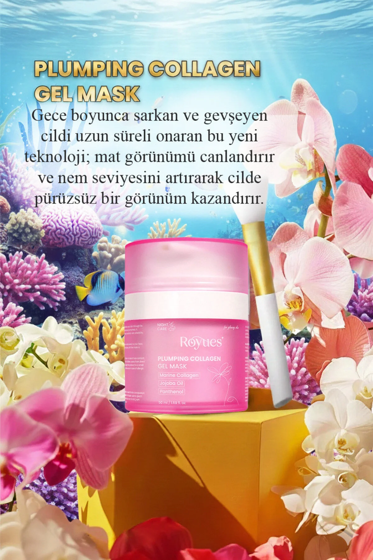 Collagen Night Wrapping Mask 50ml Soyulabilir Jel Maske