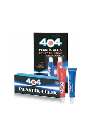 404 Plastik Çelik Epoksi Yapıştırıcı Çift Karışımlı 41 Gr Ikiz T (549523442)