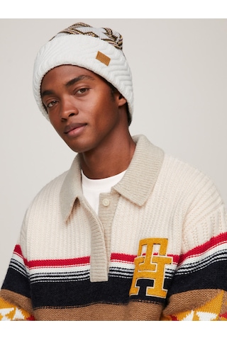 Tommy Hilfiger Th X P Beanıe Kadın Bej Bere