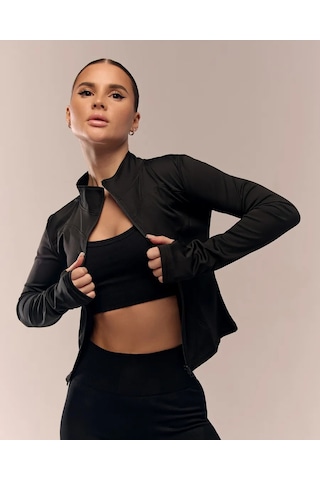 Wisemoon Kadın Spor Rashguard 273988146 Siyah