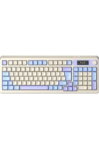 Aula S99 Pro Retro Rgb Gaming Bluetooth 2.4ghz Type-c 3 Mod Kablosuz Makrolu Türkçe Q Oyuncu Klavye Mavi 75645672