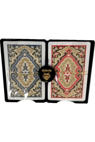 Angora Olympos Plastik Oyun Kağıdı Iskambil Kağıdı Çift Deste