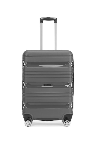 Wexta Wx-pp14 Sarmal Antrasit Büyük Boy Polipropılen Valiz Antrasit