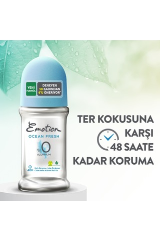 Emotion Ocean Fresh Kadın Roll-On Deodorant 3 x 50 ML