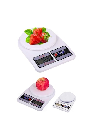 Yakut Hassas Dijital Lcd Ekranlı Mutfak Terazisi Tartısı - 10 Kg. Kapasiteli - 1 Adet
