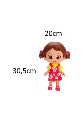 Niloya ve Tospik! Lisanslı %100 Et Bebek 2 Figürlü 30cm Kıyafetli Orjinal Bebekli Oyuncak Seti
