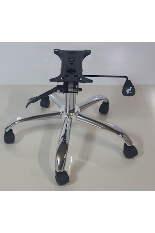 Kamusalmarket Yıldız Ayak+Teker+Krom Piston Ve Çift Kollu Mekanizma