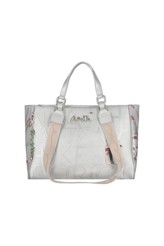 Anekke El Çantası 35 Cm Şık Tasarımı Ve Geniş Iç Hacmiyle Modern Kadınlar Için Gümüş